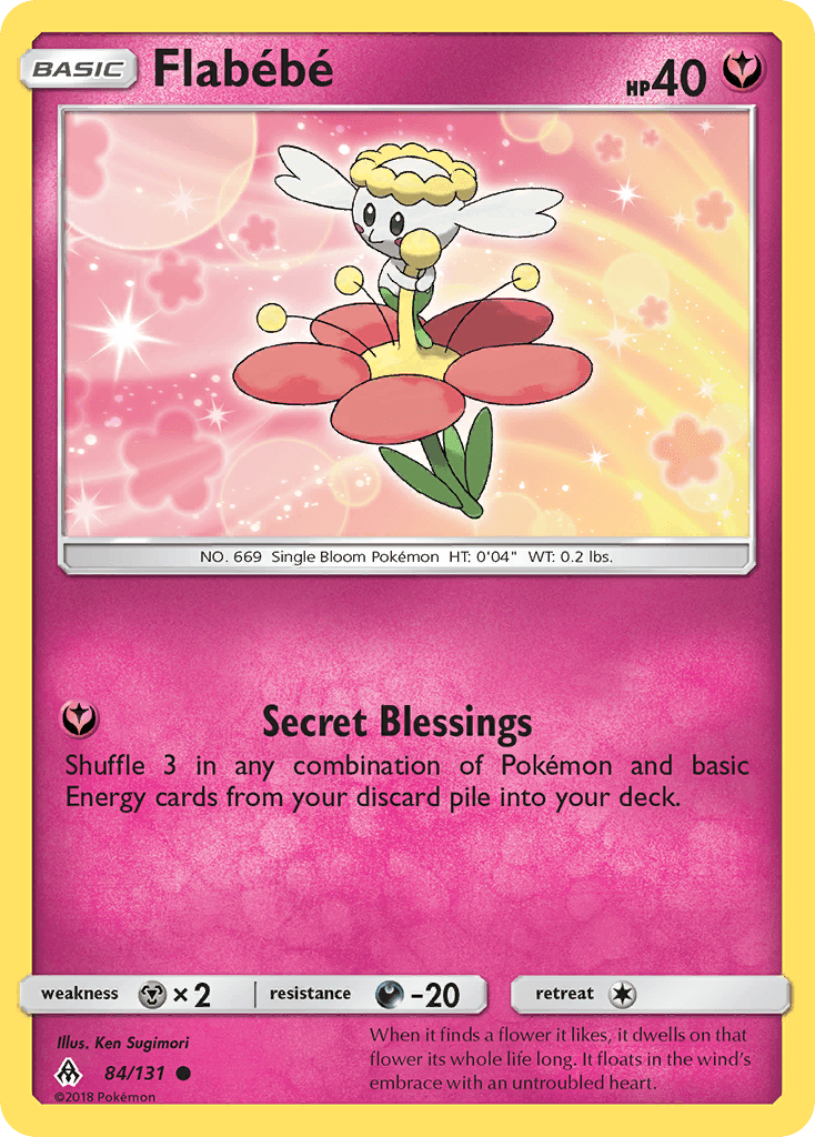 Flabébé z edície Forbidden Light, karta č.84