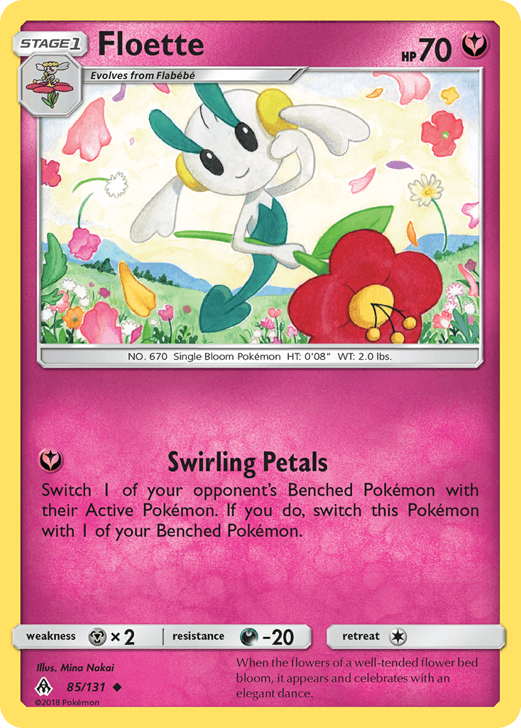 Floette z edície Forbidden Light, karta č.85