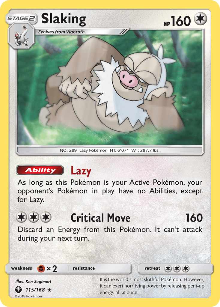 Slaking z edície Celestial Storm, karta č.115