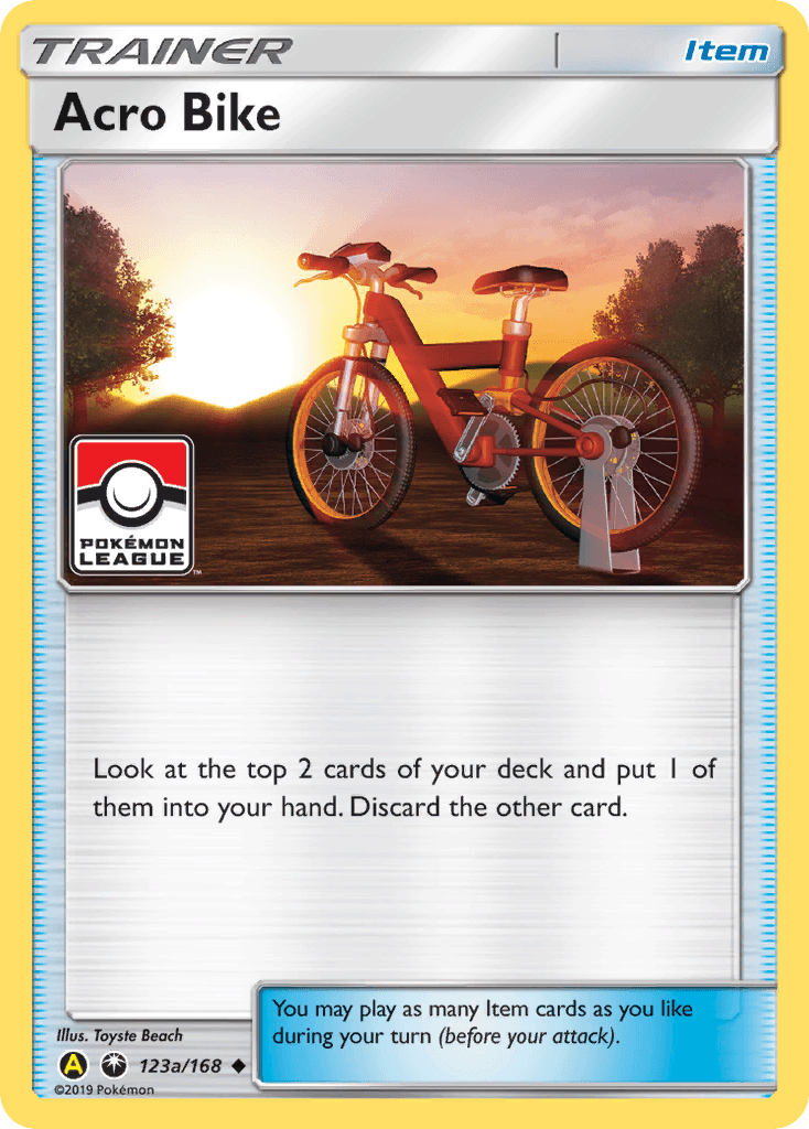 Acro Bike z edície Celestial Storm, karta č.123a