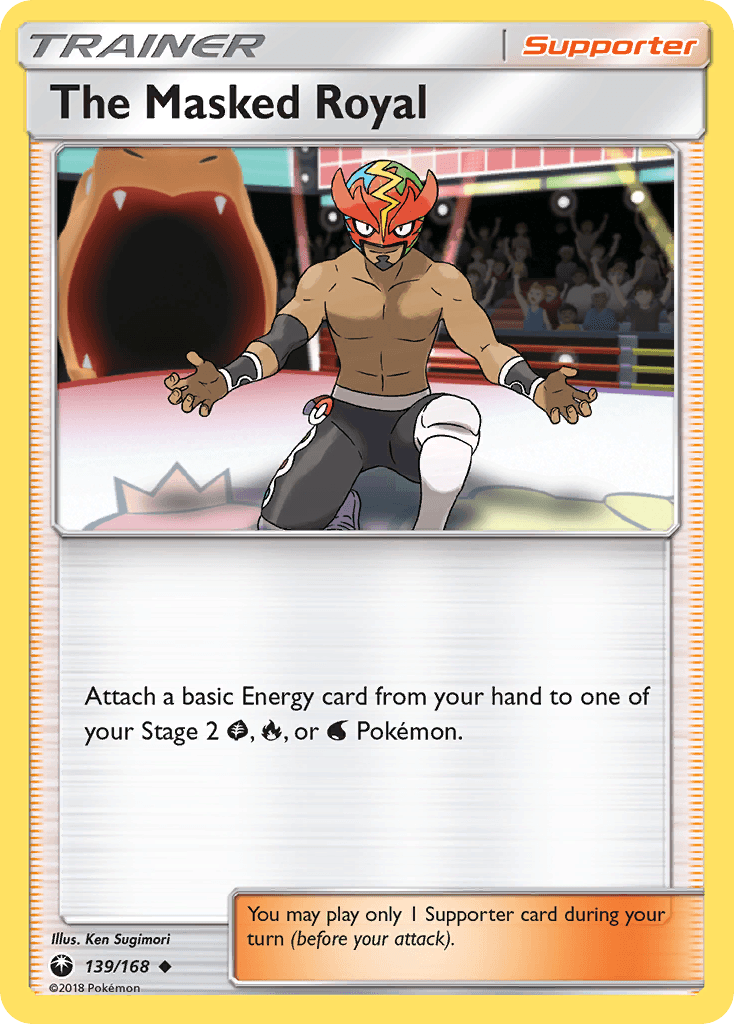 The Masked Royal z edície Celestial Storm, karta č.139