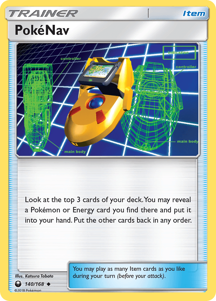PokéNav z edície Celestial Storm, karta č.140