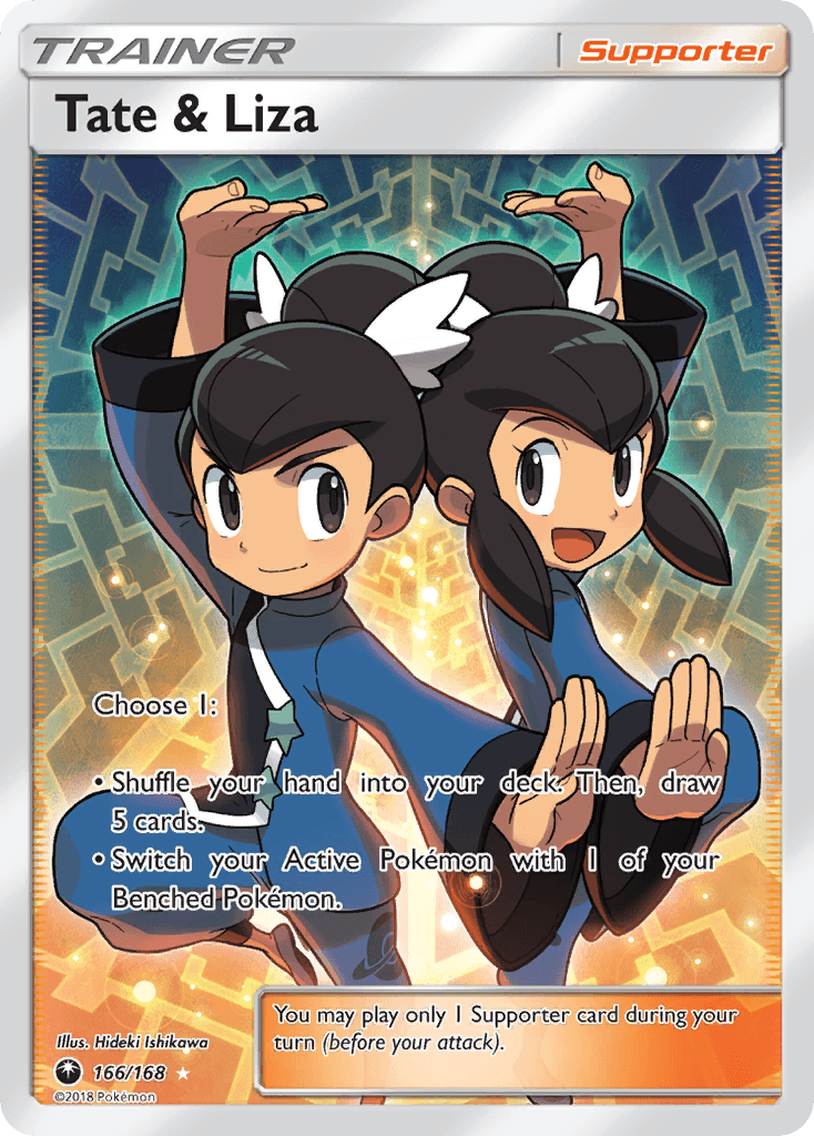 Tate & Liza z edície Celestial Storm, karta č.166