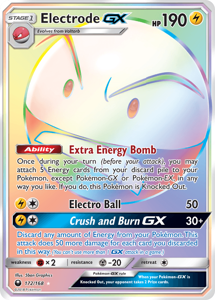Electrode-GX z edície Celestial Storm, karta č.172