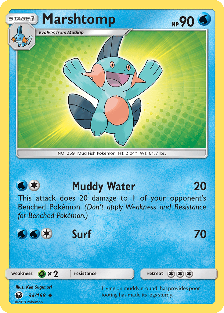 Marshtomp z edície Celestial Storm, karta č.34
