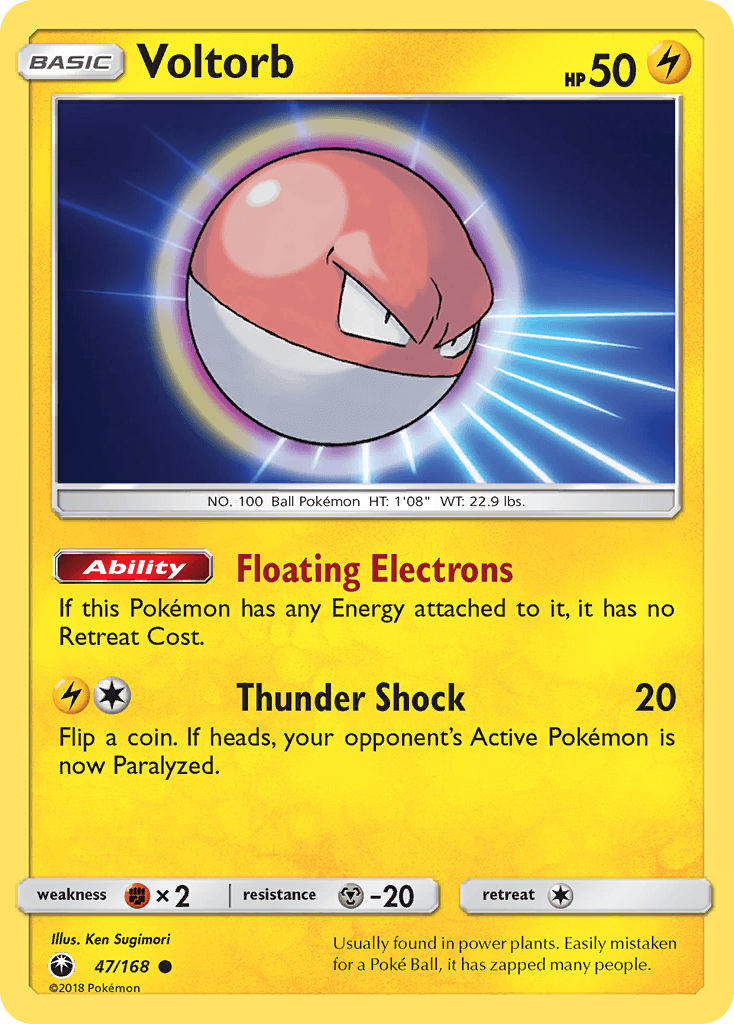 Voltorb z edície Celestial Storm, karta č.47