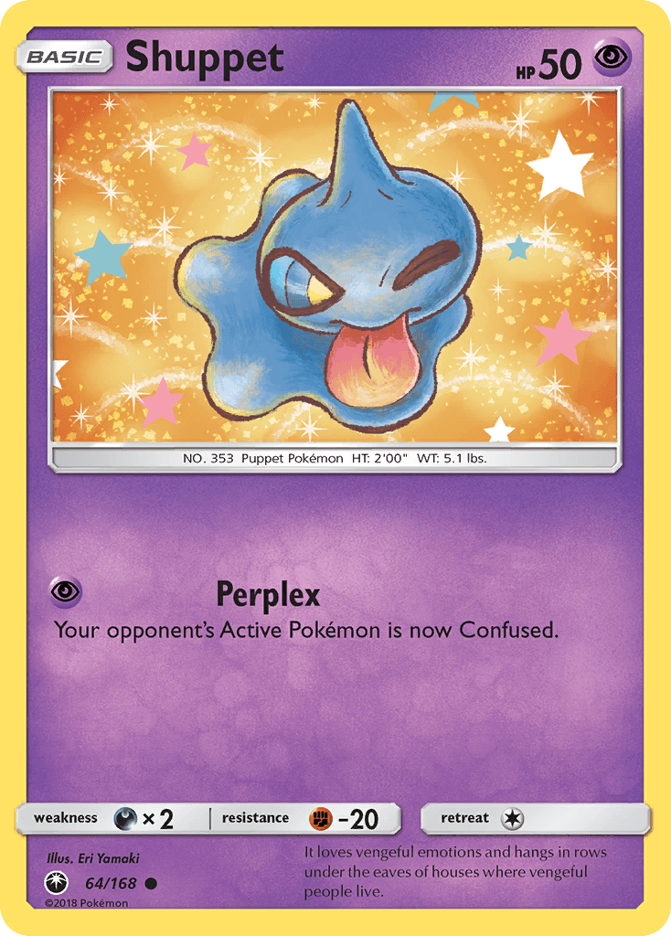 Shuppet z edície Celestial Storm, karta č.64