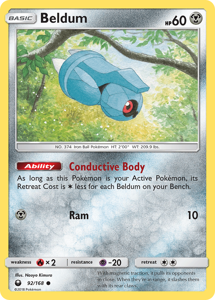 Beldum z edície Celestial Storm, karta č.92