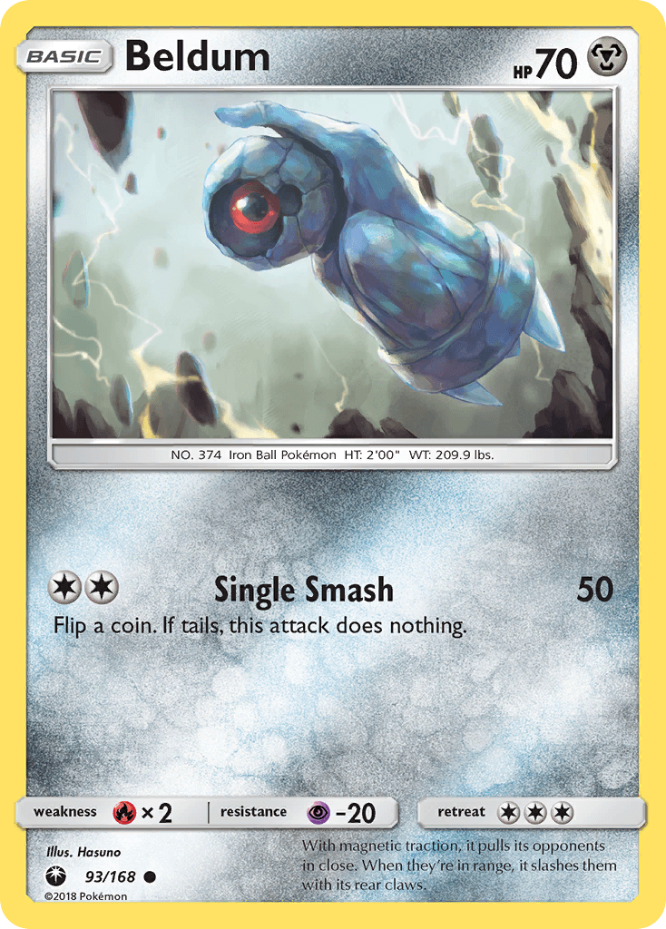 Beldum z edície Celestial Storm, karta č.93