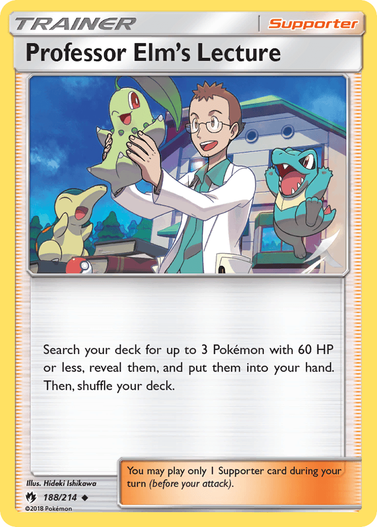 Professor Elm's Lecture z edície Lost Thunder, karta č.188