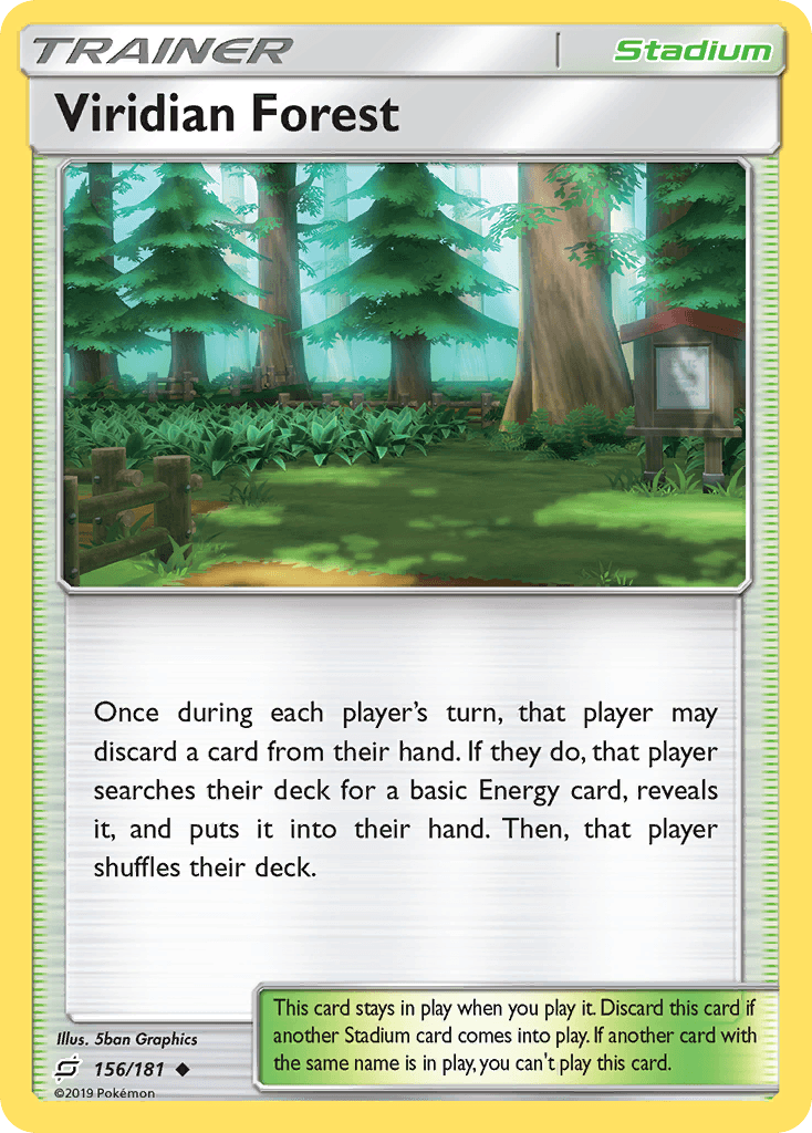 Viridian Forest z edície Team Up, karta č.156