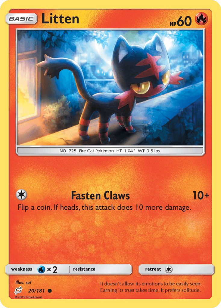 Litten z edície Team Up, karta č.20