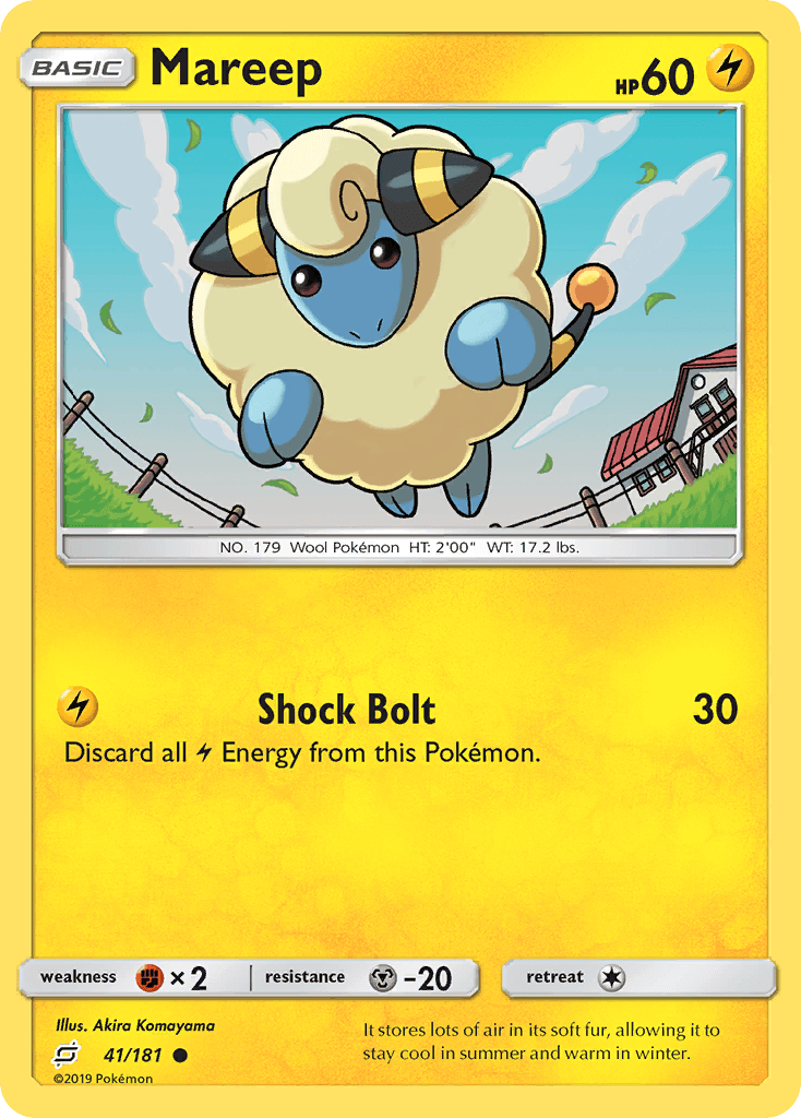 Mareep z edície Team Up, karta č.41