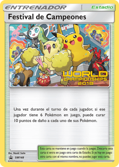 Champions Festival z edície SM Black Star Promos, karta č.SM148