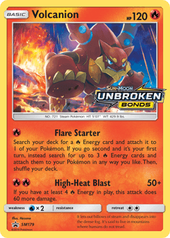 Volcanion z edície SM Black Star Promos, karta č.SM179