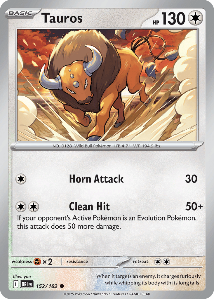 Tauros z edície Destined Rivals, karta č.152