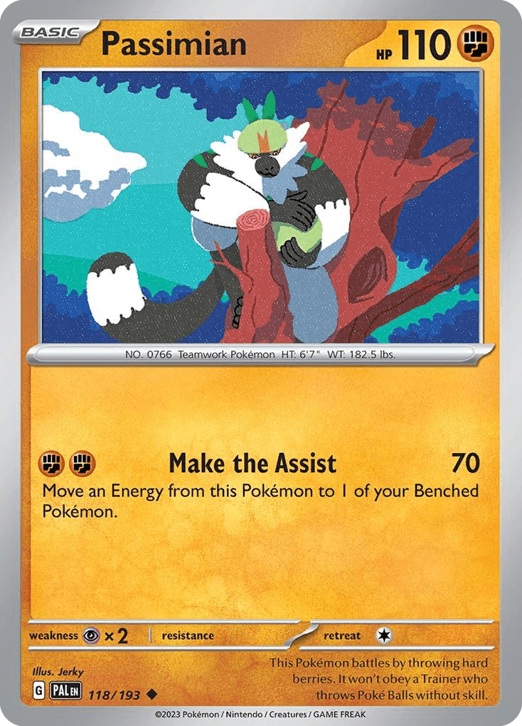 Passimian z edície Paldea Evolved, karta č.118