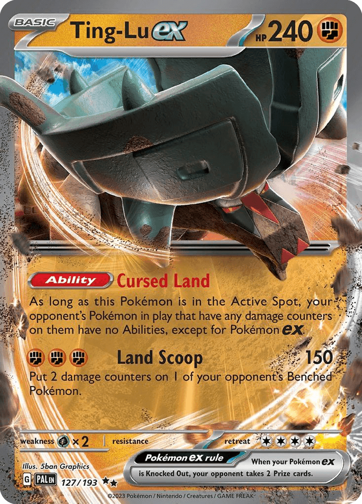 Ting-Lu ex z edície Paldea Evolved, karta č.127