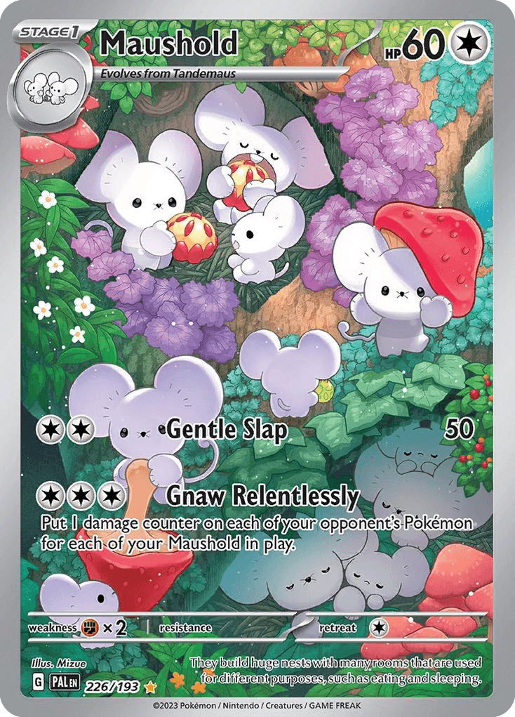 Maushold z edície Paldea Evolved, karta č.226