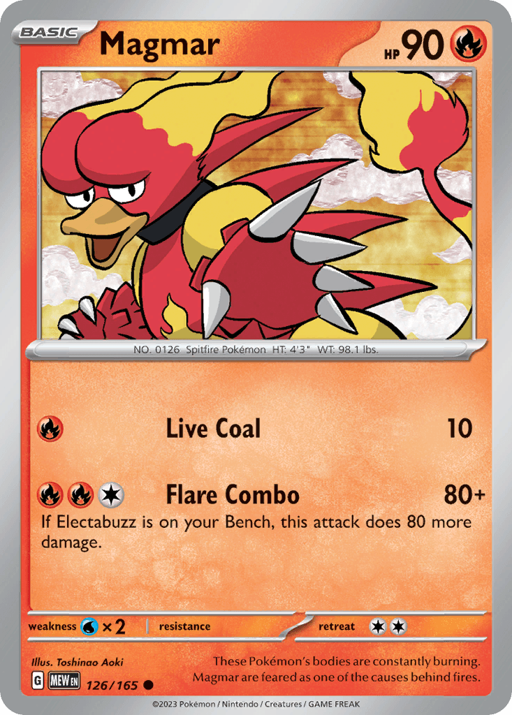 Magmar z edície 151, karta č.126