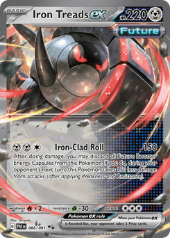 Iron Treads ex z edície Paldean Fates, karta č.66