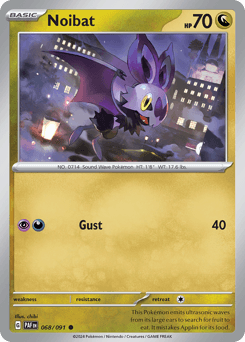 Noibat z edície Paldean Fates, karta č.68
