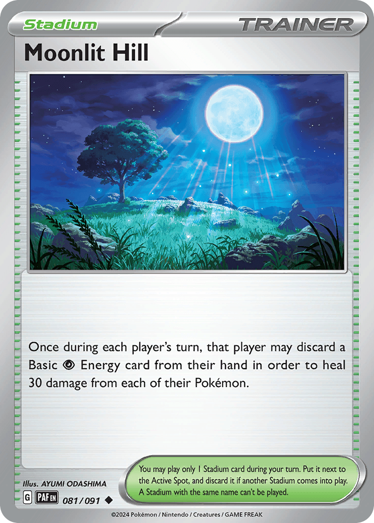 Moonlit Hill z edície Paldean Fates, karta č.81