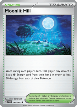 Moonlit Hill z edície Paldean Fates, karta č.81