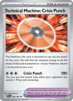 Technical Machine: Crisis Punch z edície Paldean Fates, karta č.90