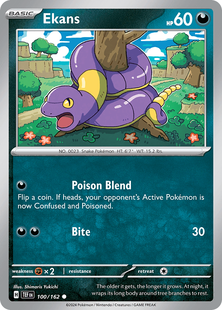 Ekans z edície Temporal Forces, karta č.100