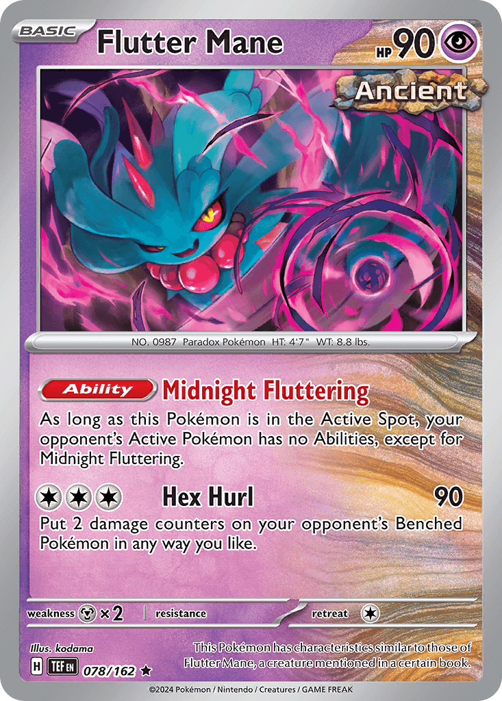 Flutter Mane z edície Temporal Forces, karta č.78