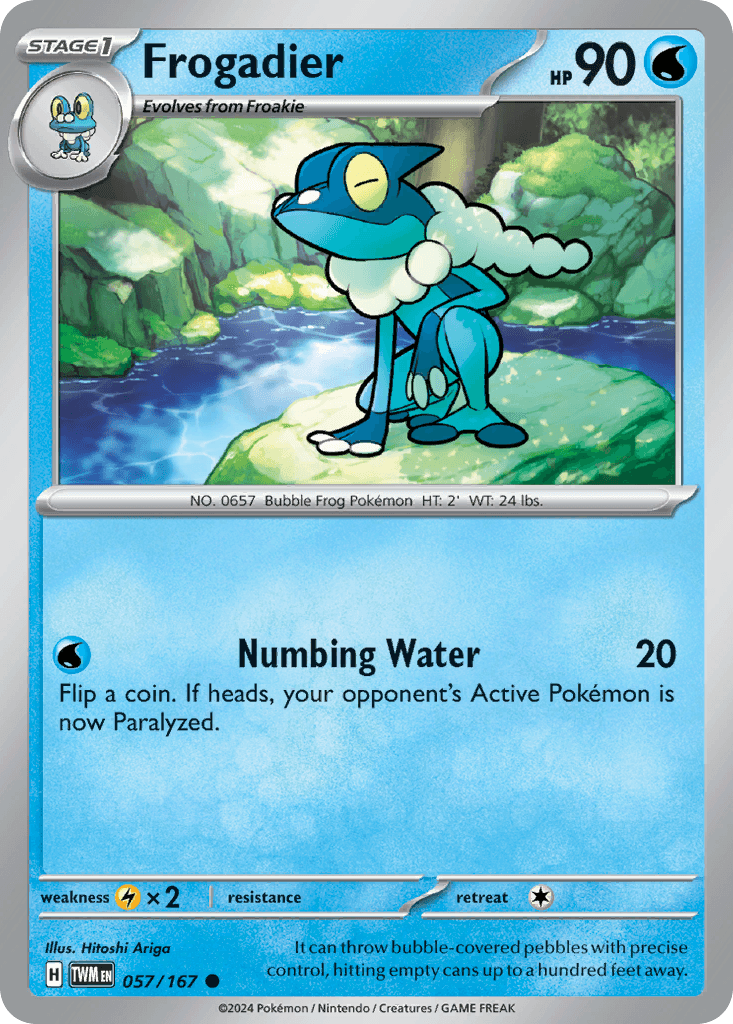 Frogadier z edície Twilight Masquerade, karta č.57