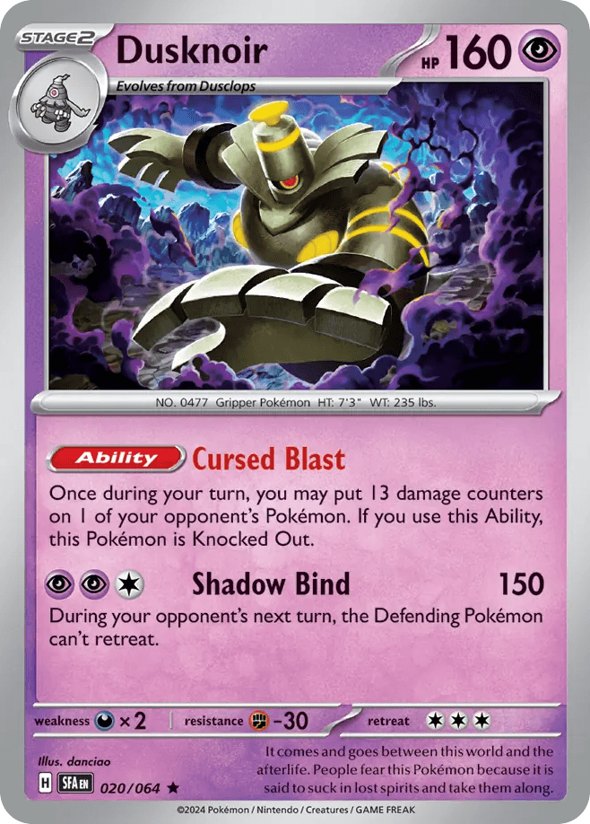 Dusknoir z edície Shrouded Fable, karta č.20