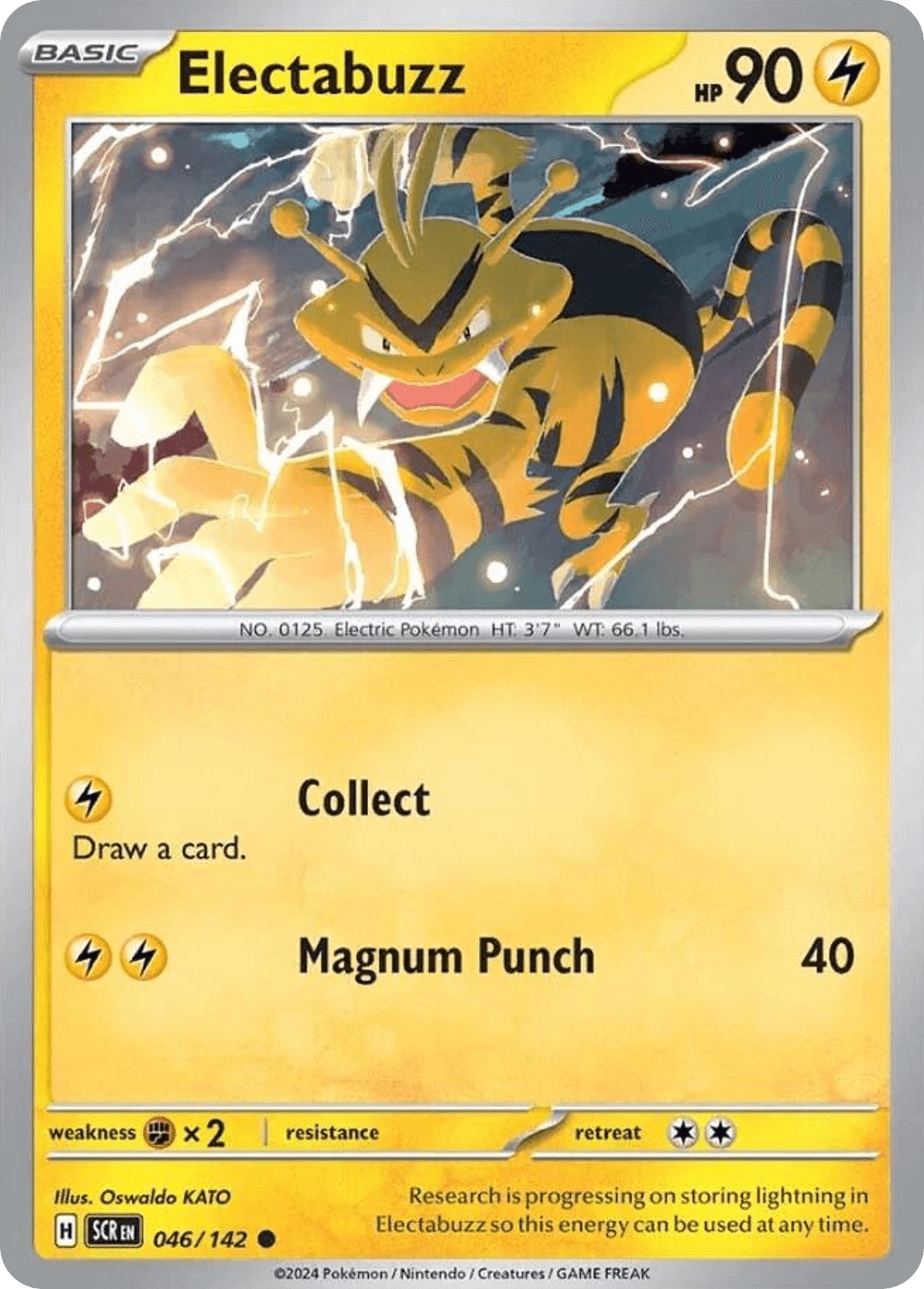 Electabuzz z edície Stellar Crown, karta č.46