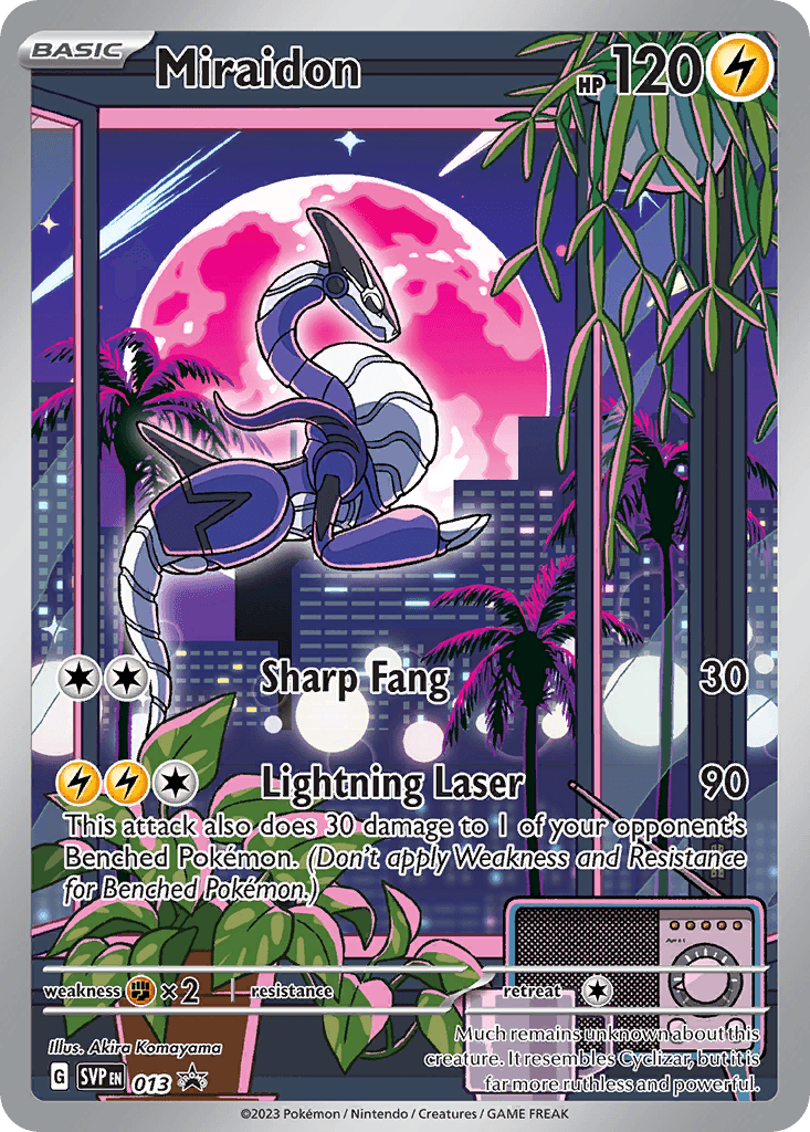 Miraidon z edície Scarlet & Violet Black Star Promos, karta č.13