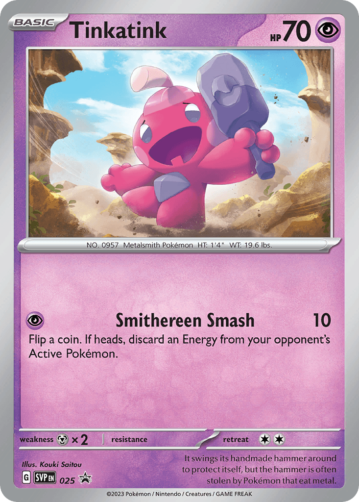 Tinkatink z edície Scarlet & Violet Black Star Promos, karta č.25