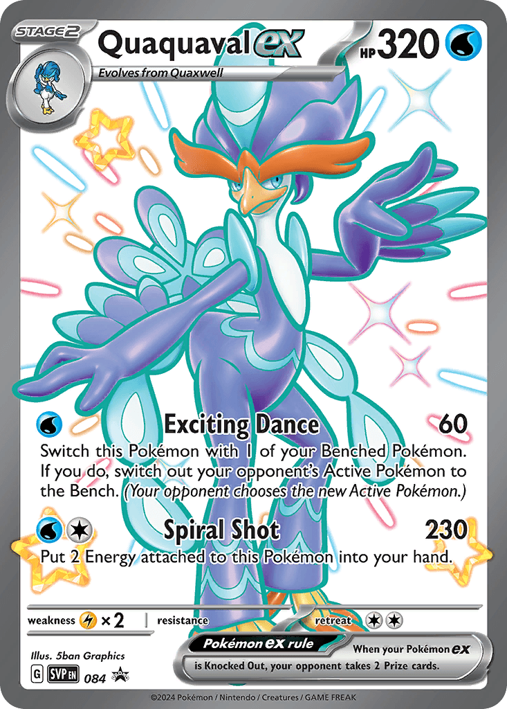 Quaquaval ex z edície Scarlet & Violet Black Star Promos, karta č.84