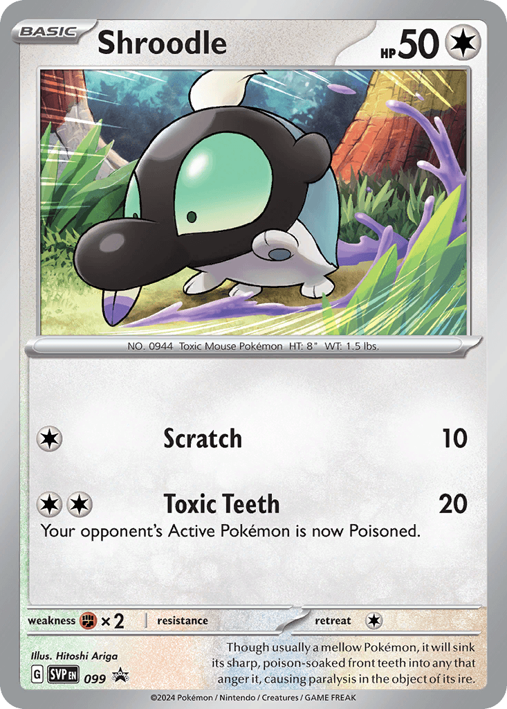 Shroodle z edície Scarlet & Violet Black Star Promos, karta č.99