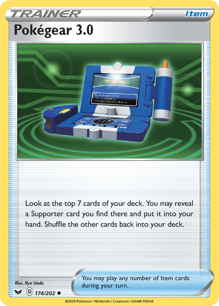 Pokégear 3.0 z edície Sword & Shield, karta č.174