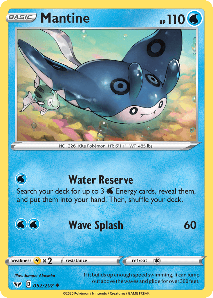 Mantine z edície Sword & Shield, karta č.52