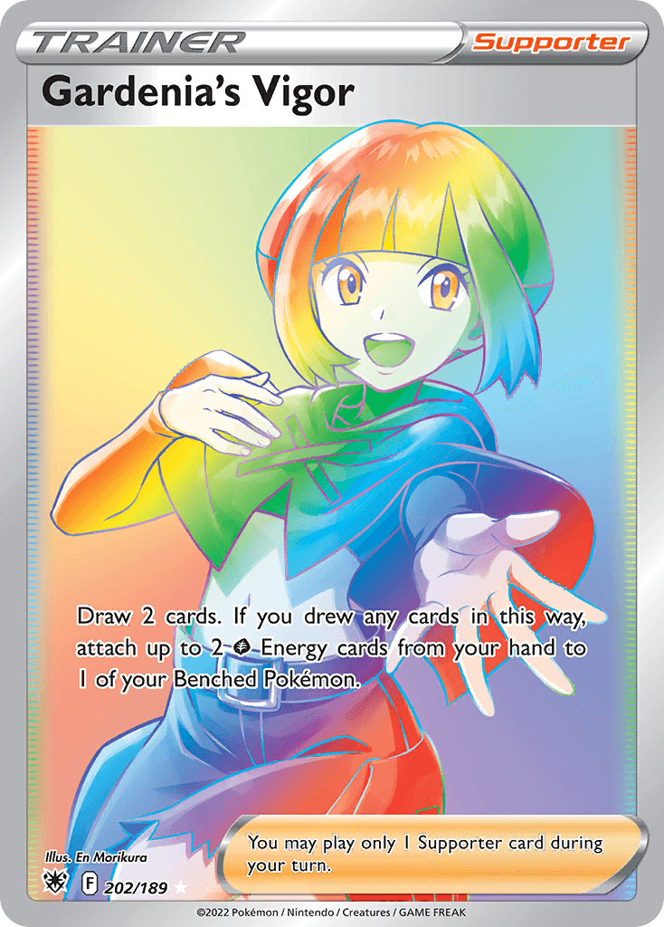 Gardenia's Vigor z edície Astral Radiance, karta č.202
