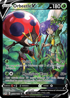 Orbeetle V z edície Lost Origin Trainer Gallery, karta č.TG12