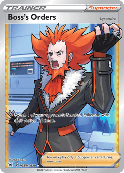 Boss's Orders z edície Lost Origin Trainer Gallery, karta č.TG24