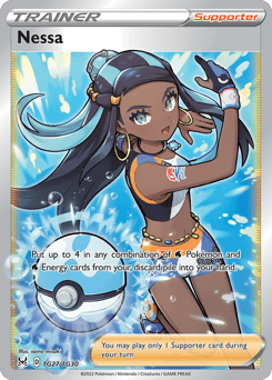 Nessa z edície Lost Origin Trainer Gallery, karta č.TG27