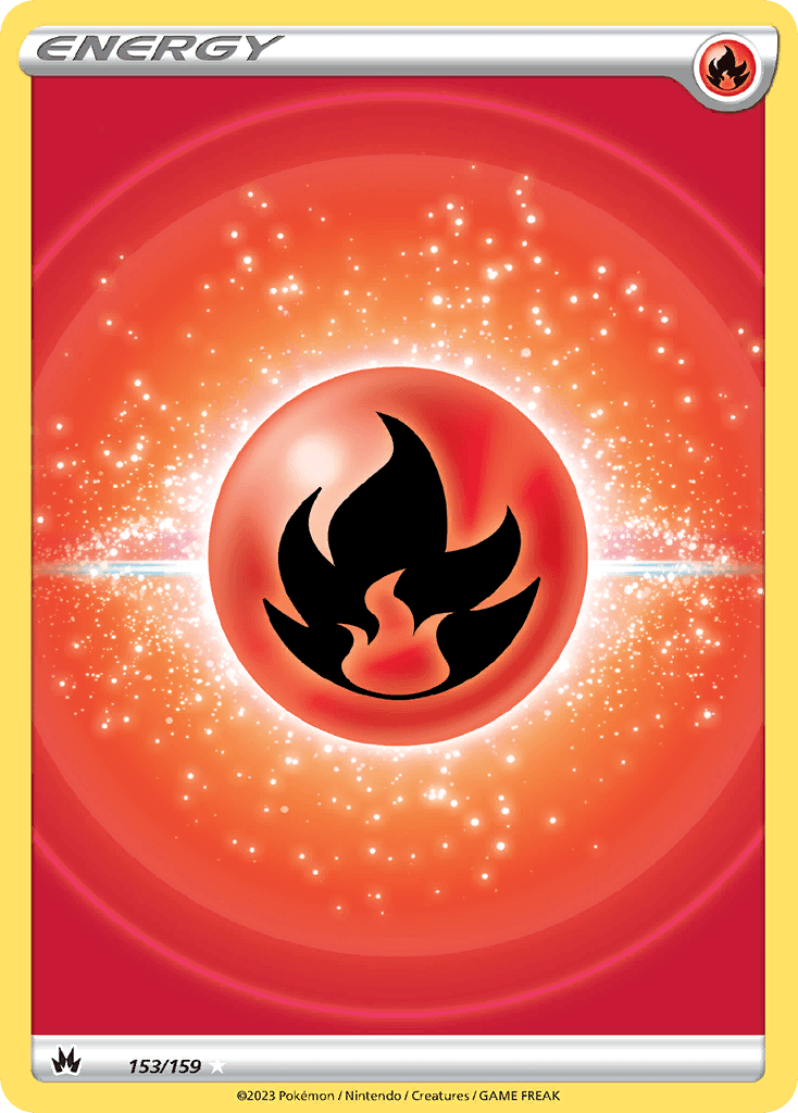 Fire Energy z edície Crown Zenith, karta č.153