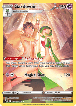 Gardevoir z edície Silver Tempest Trainer Gallery, karta č.TG05