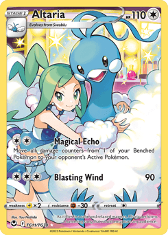 Altaria z edície Silver Tempest Trainer Gallery, karta č.TG11