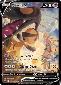 Mawile V z edície Silver Tempest Trainer Gallery, karta č.TG17
