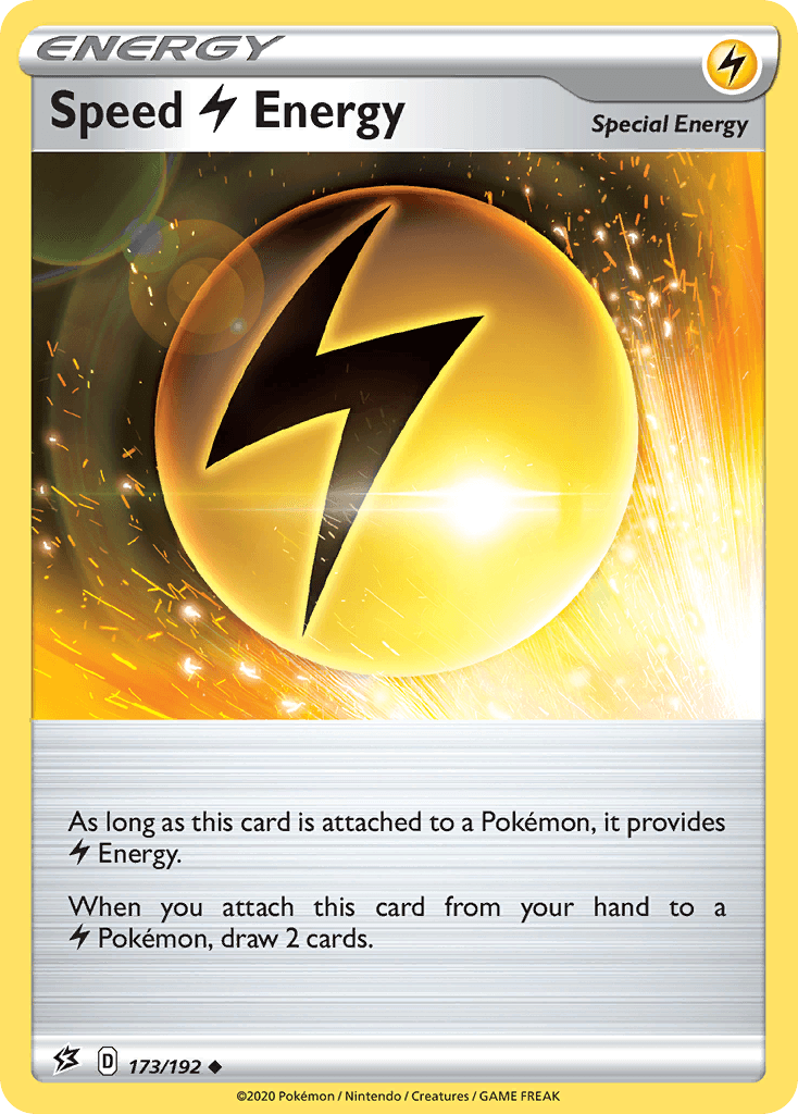 Speed Lightning Energy z edície Rebel Clash, karta č.173
