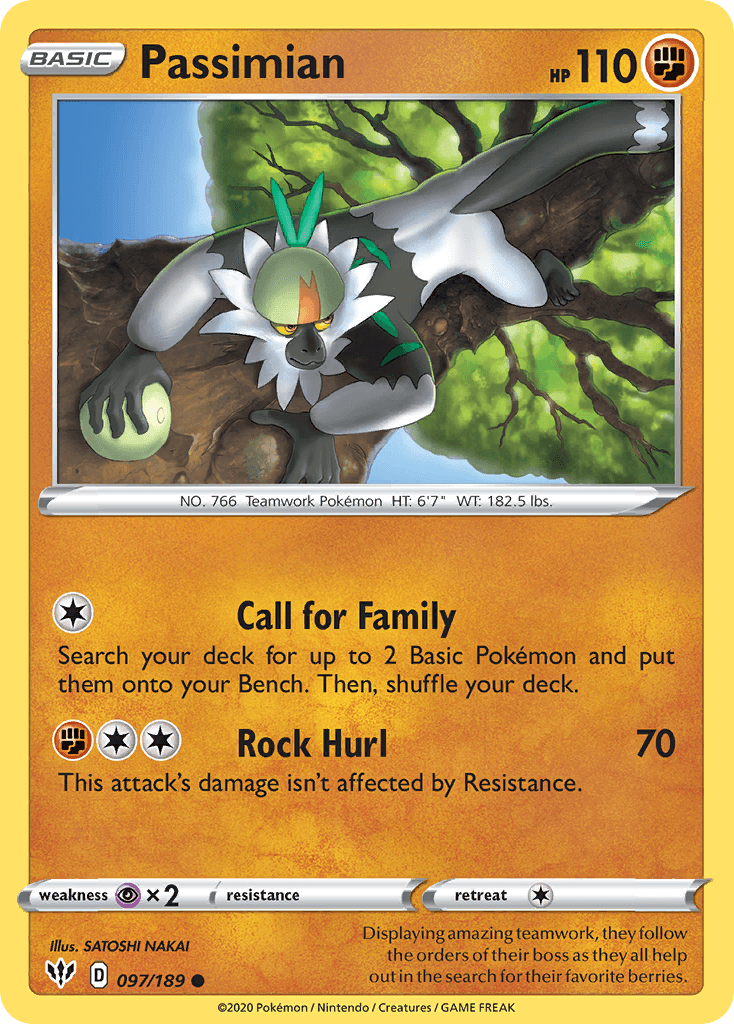 Passimian z edície Darkness Ablaze, karta č.97